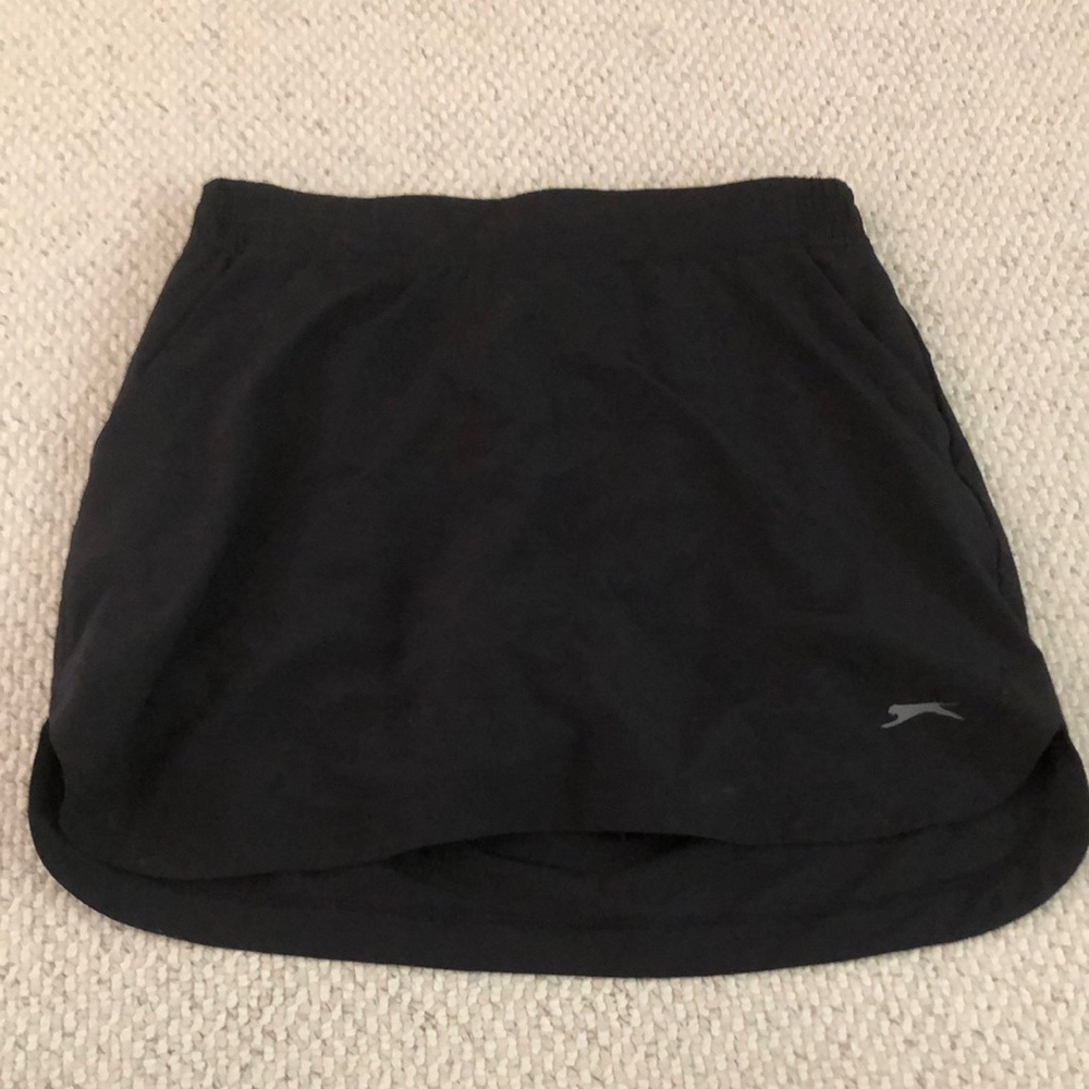 Slazenger Black Skater Mini Skirt for Casual Wear